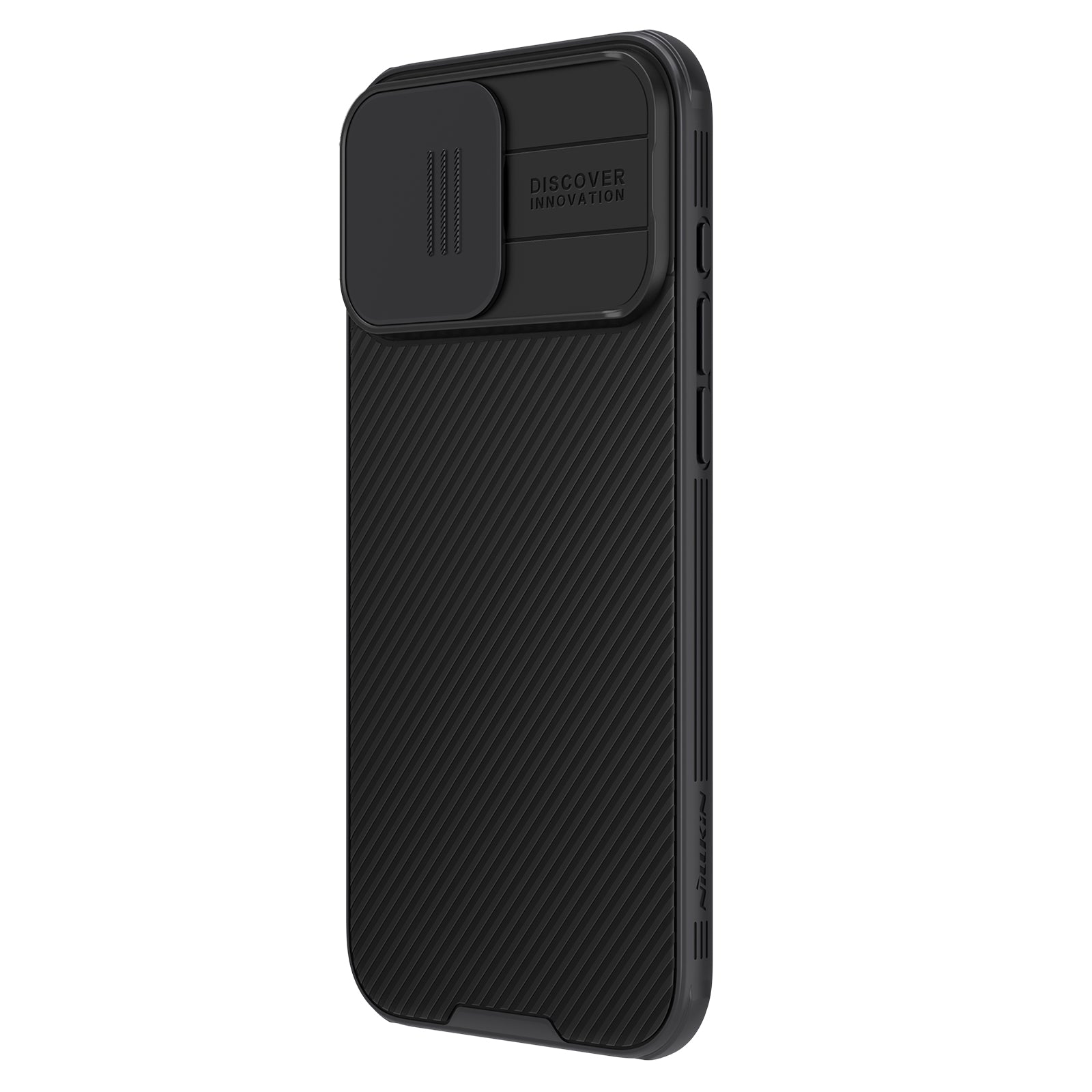 Nillkin CamShield Pro MagSafe dėklas iPhone 16 Pro – juodas