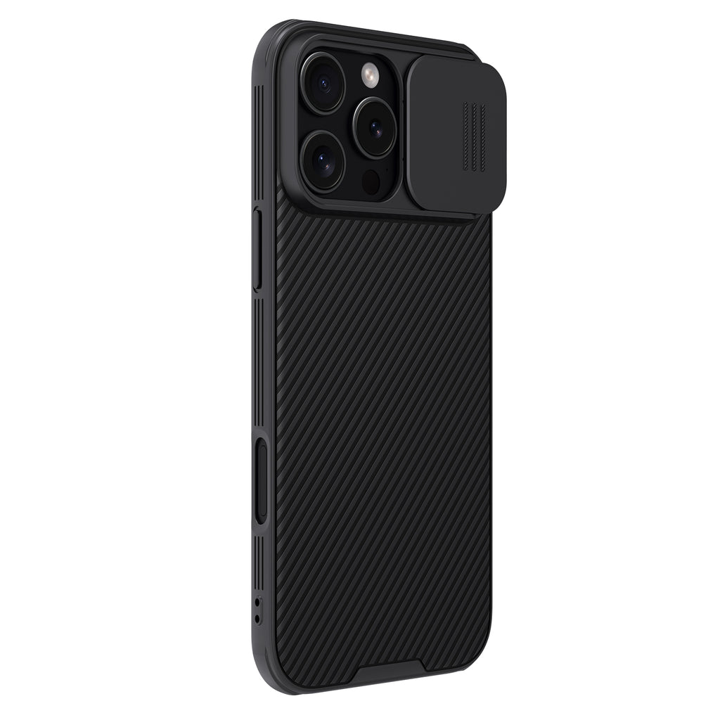 Nillkin CamShield Pro MagSafe dėklas iPhone 16 Pro – juodas