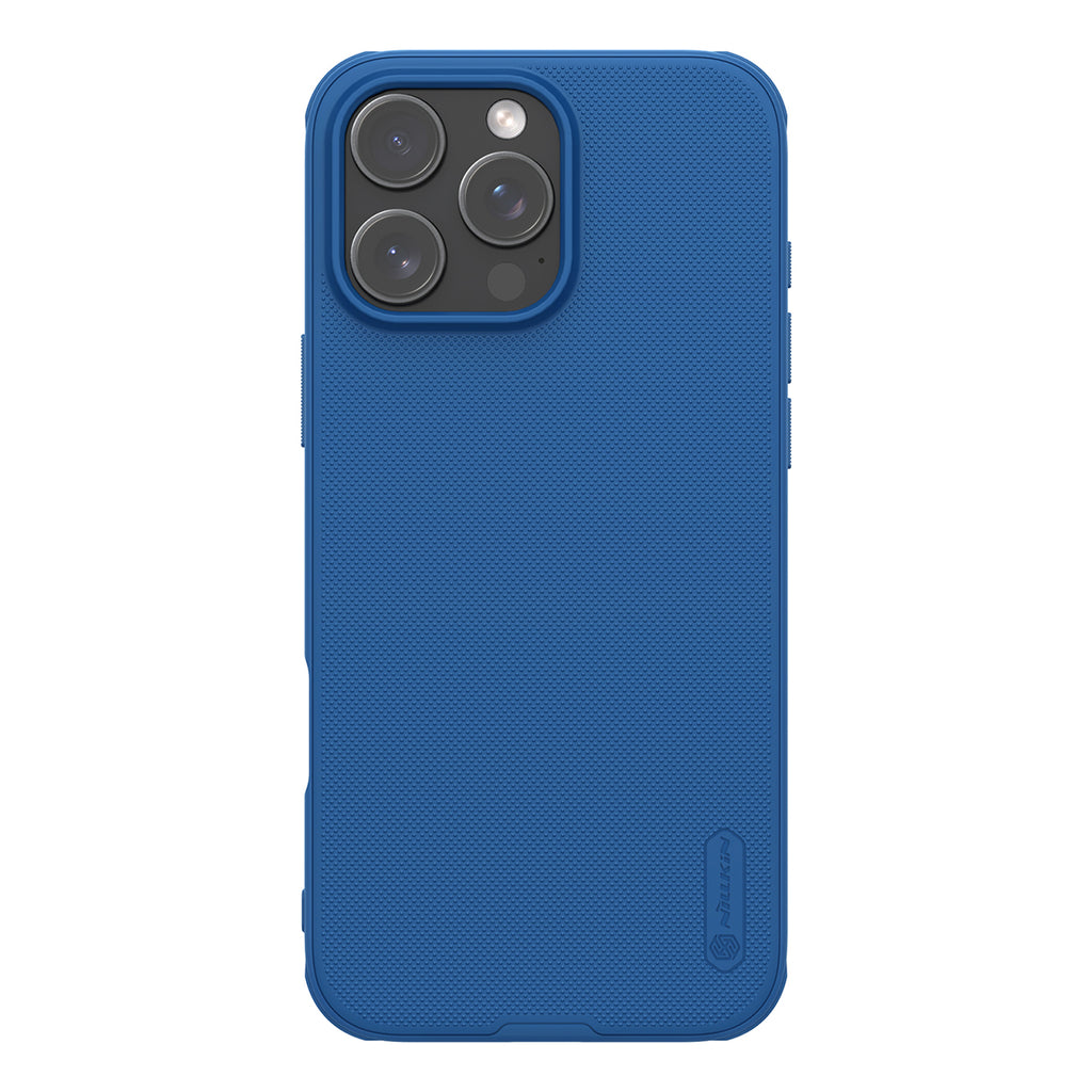 Nillkin Super Frosted Shield Pro dėklas iPhone 16 Pro – mėlynas