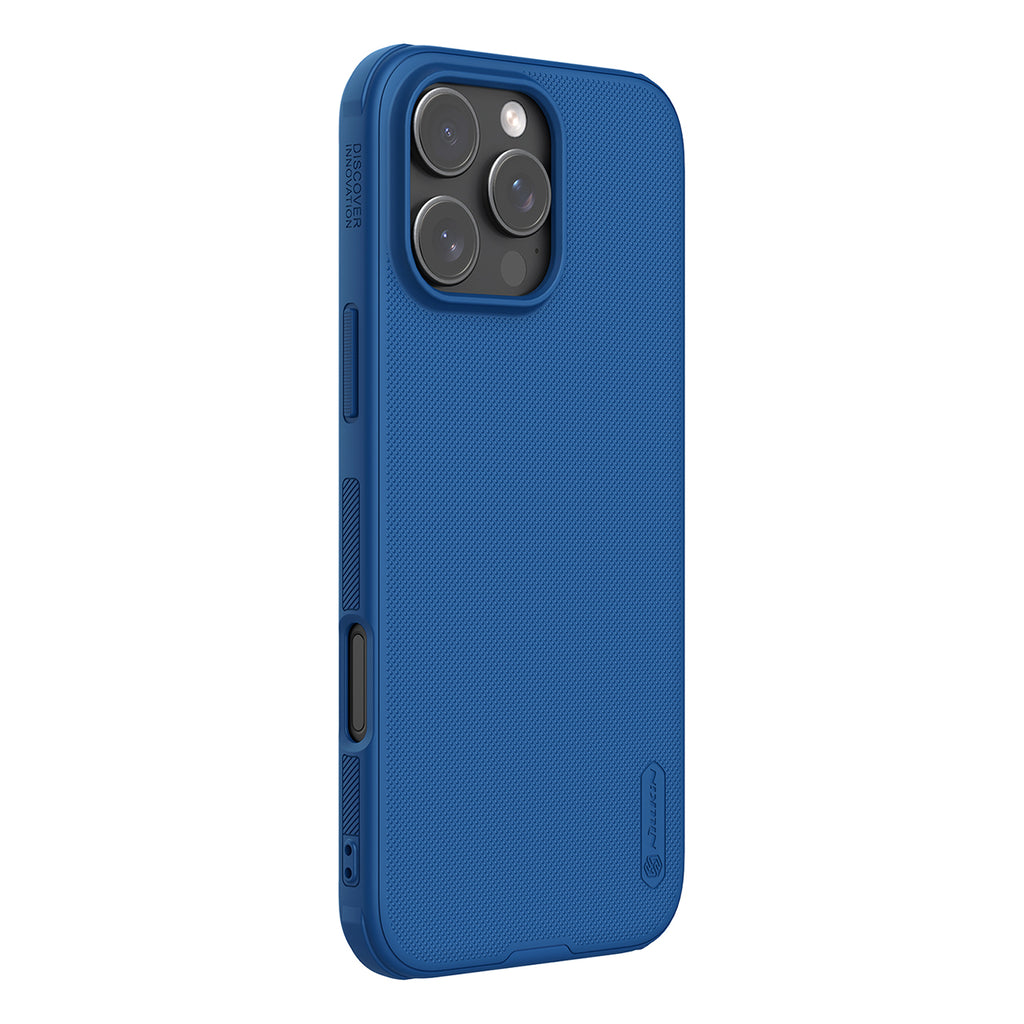 Nillkin Super Frosted Shield Pro dėklas iPhone 16 Pro – mėlynas