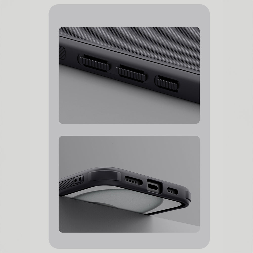 Nillkin MagSafe dėklas iPhone 16 – juodas