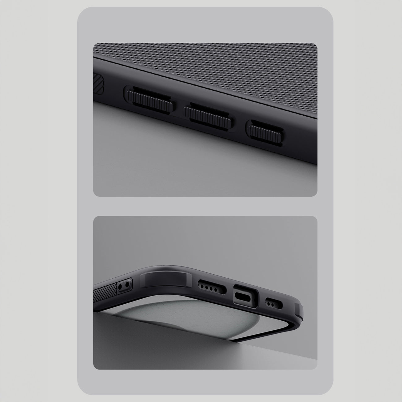 Nillkin MagSafe dėklas iPhone 16 – juodas