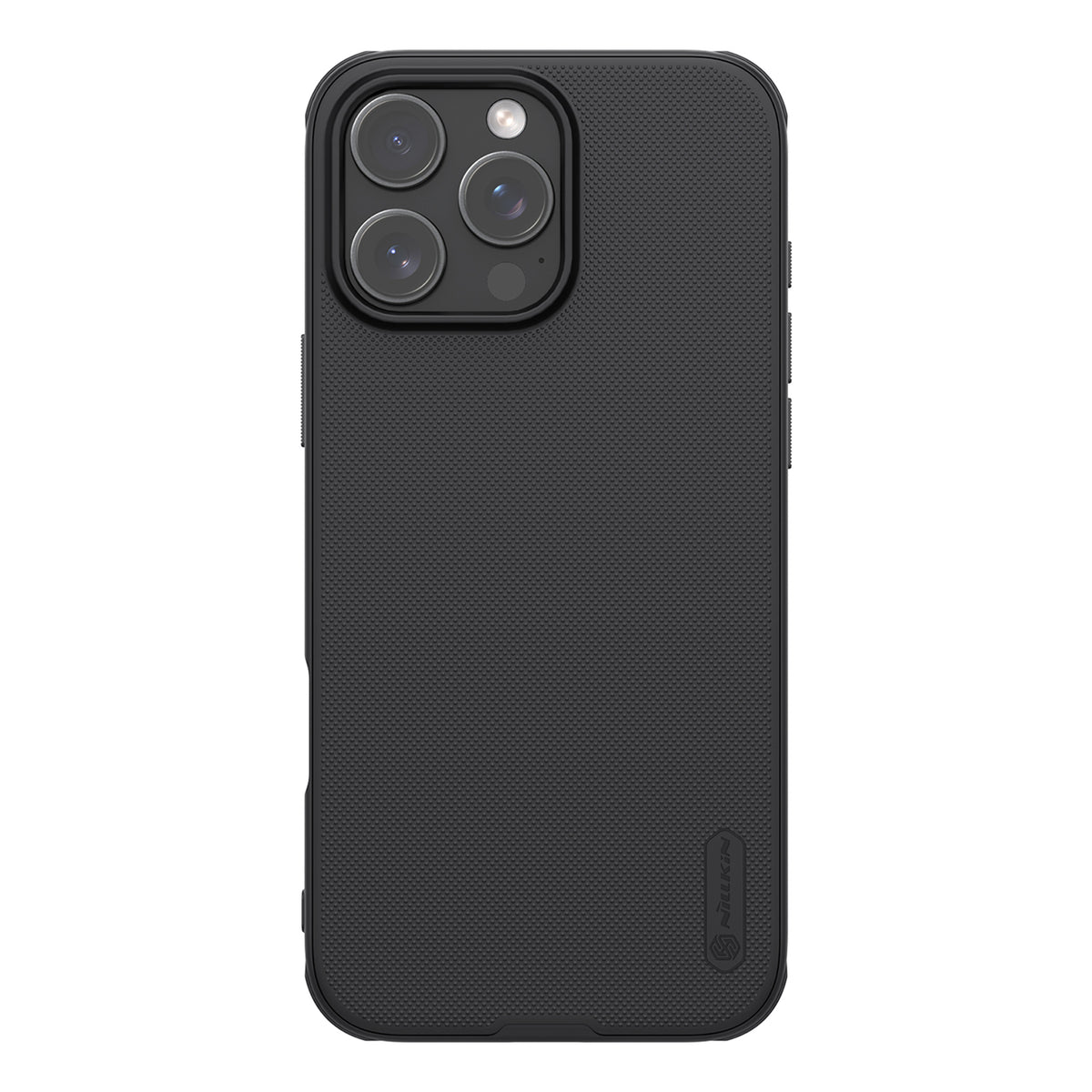Nillkin Super Frosted Shield Pro dėklas iPhone 16 Pro – juodas