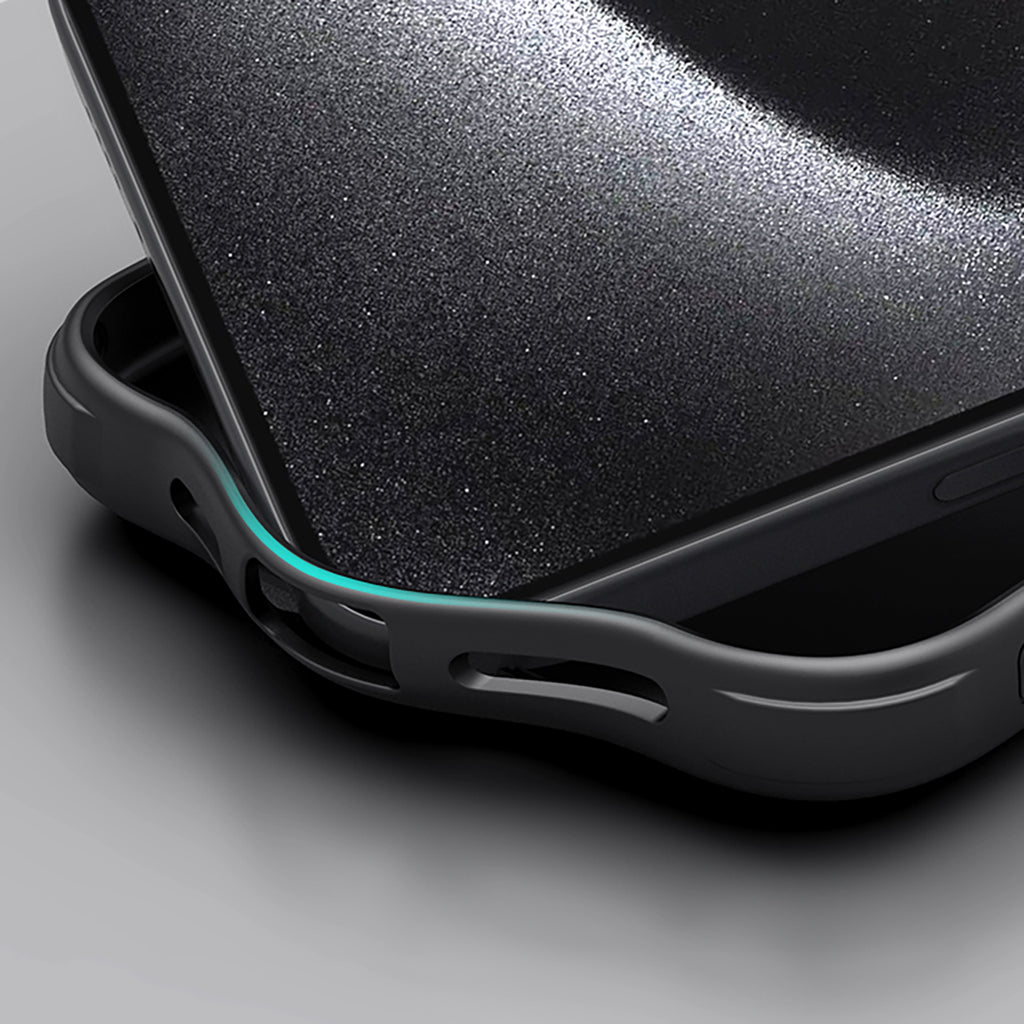 Nillkin Super Frosted Shield Pro dėklas iPhone 16 Pro – juodas