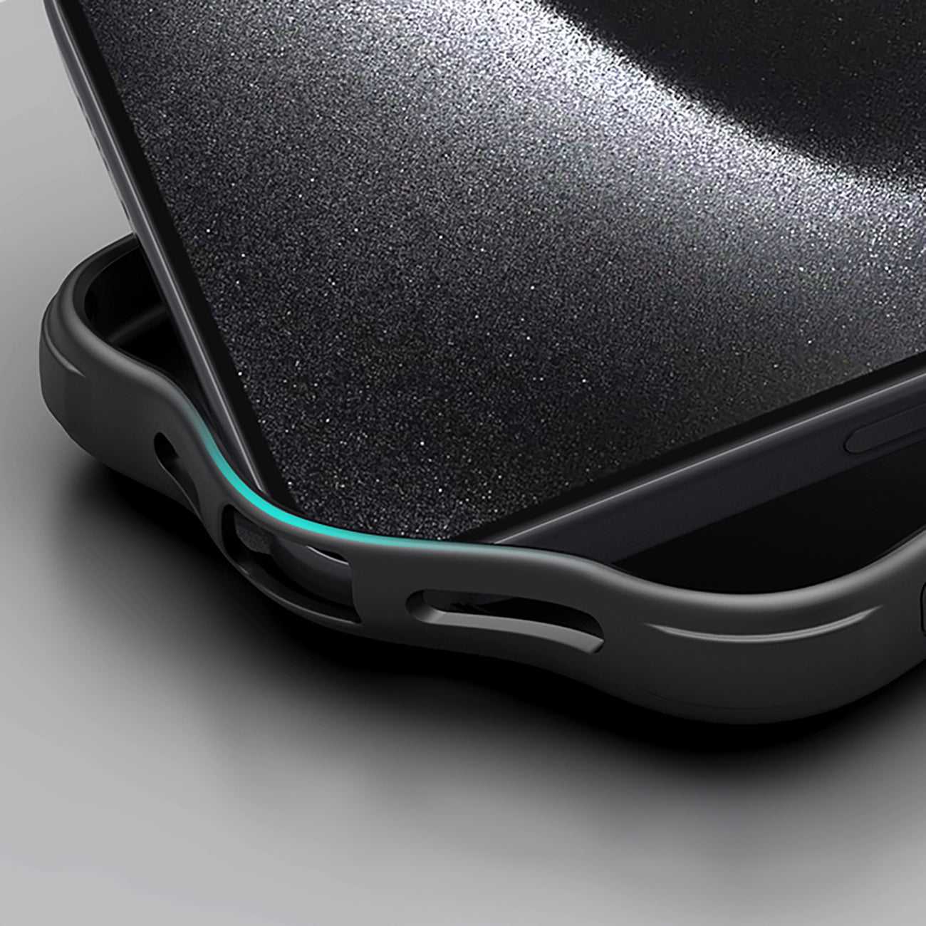 Nillkin Super Frosted Shield Pro dėklas iPhone 16 Pro – juodas