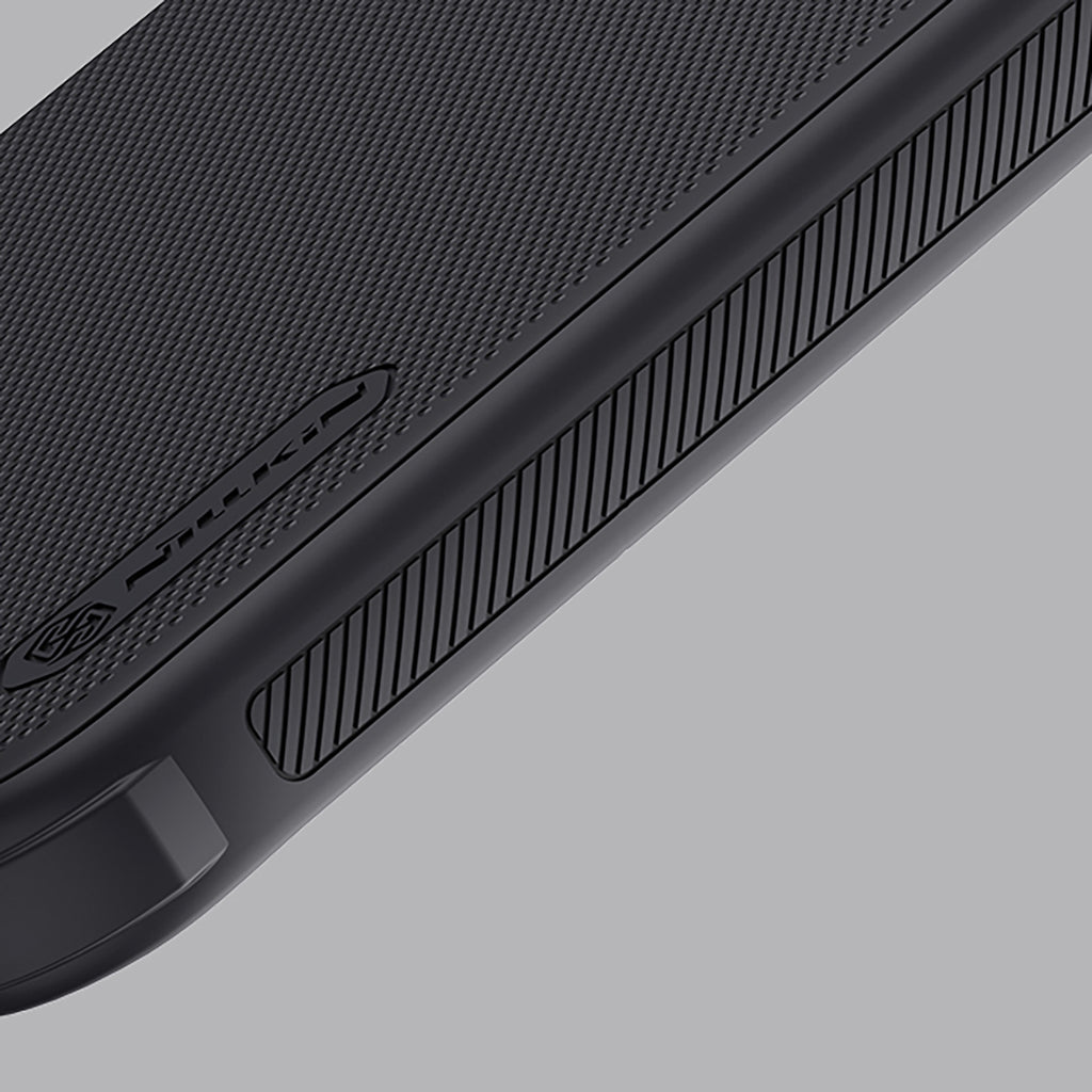 Nillkin Super Frosted Shield Pro dėklas iPhone 16 Pro – juodas