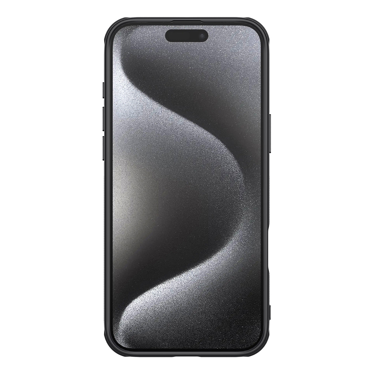 Nillkin Super Frosted Shield Pro dėklas iPhone 16 Pro – juodas