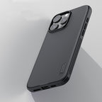 Nillkin Super Frosted Shield Pro dėklas iPhone 16 Pro – juodas
