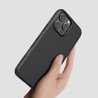 Nillkin Super Frosted Shield Pro dėklas iPhone 16 Pro – juodas