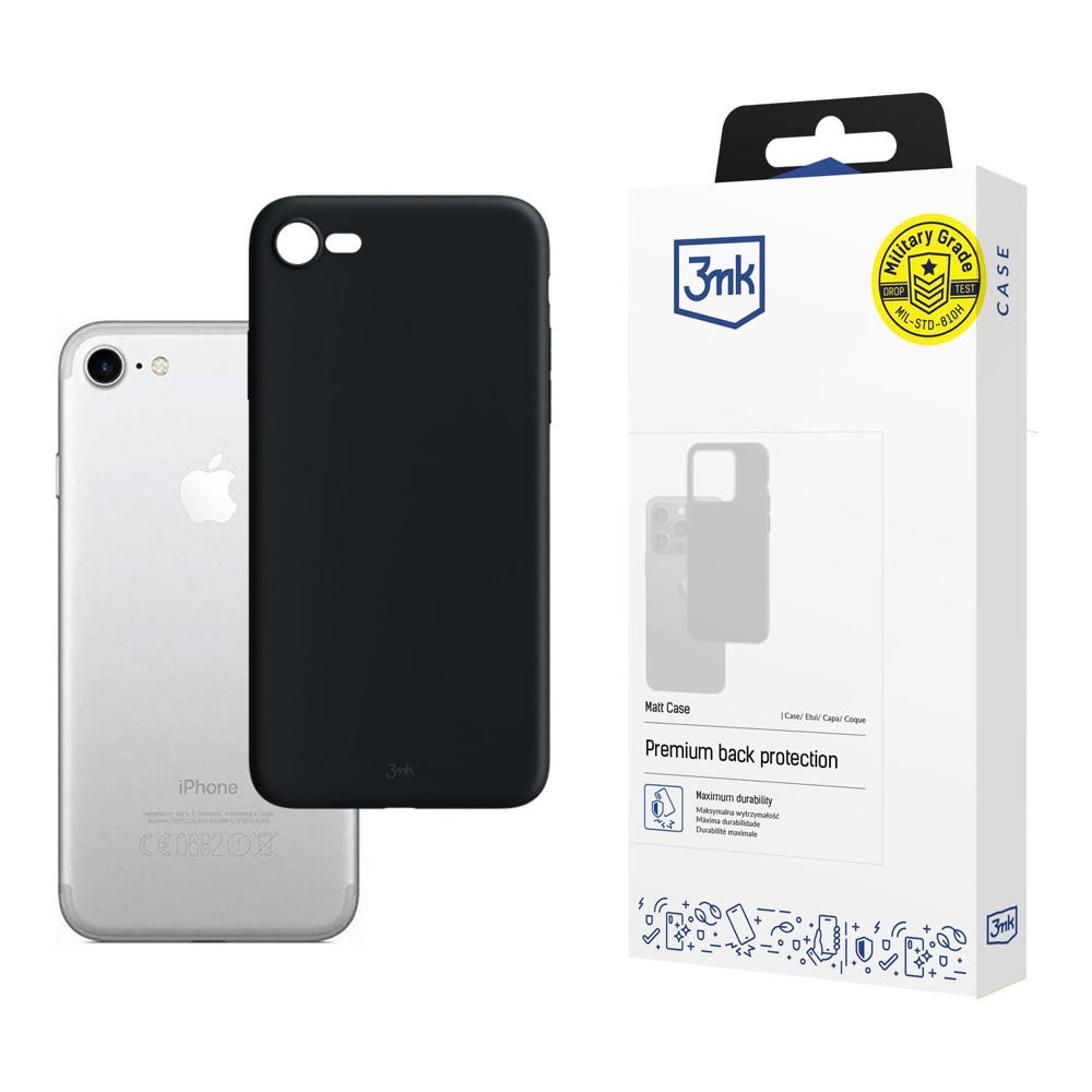 3mk Matt Case iPhone 7 / 8 - juodas -- iPhone 7 / iPhone 8