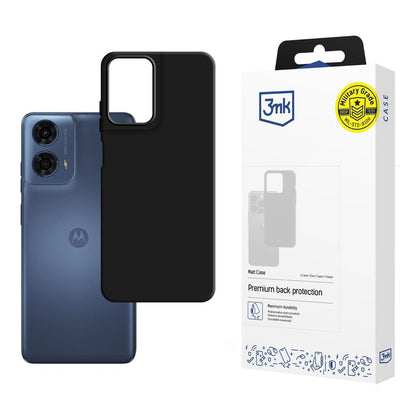 3mk matinis dėklas, skirtas Motorola Moto G24 Power – juodas -- Motorola Moto G24 Power