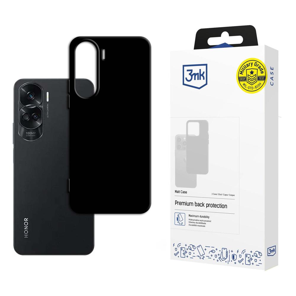 3mk Matt Case for Honor 90 Lite – juodas -- Honor 90 Lite