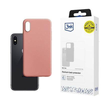 3mk matinis dėklas, skirtas iPhone X / XS – rožinis -- Cell phone cases and covers