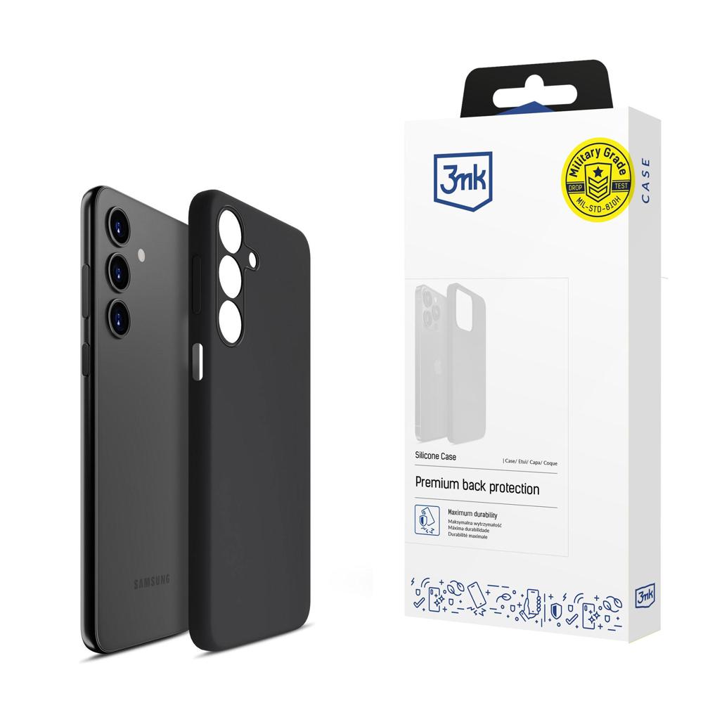 3mk Silicone Case Samsung Galaxy A15 5G - juodas -- Samsung Galaxy A15 5G