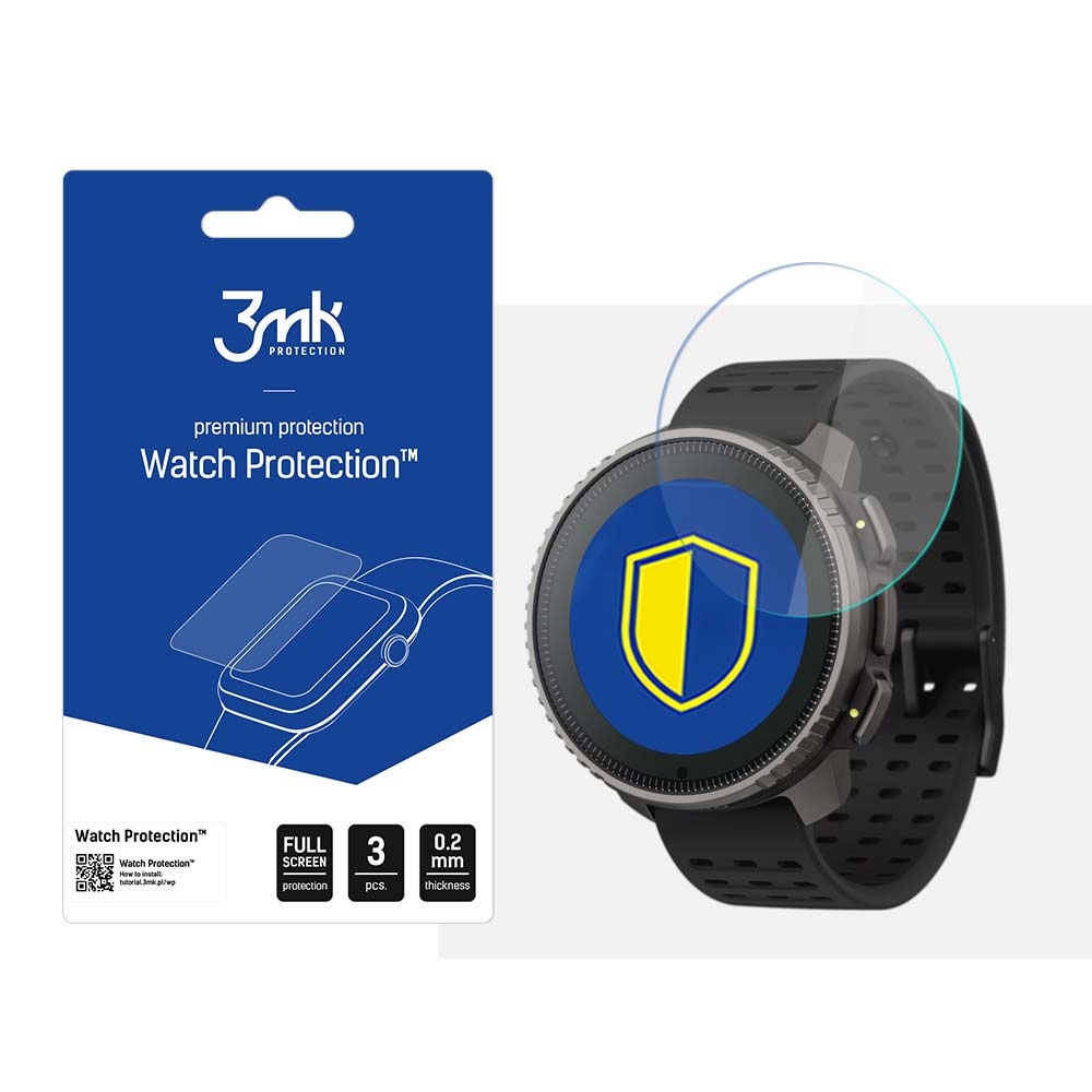 3mk Watch Protection™ v. FlexibleGlass hibridinis stiklas ant Suunto Vertical Titanium Solar -- Cell phone tempered glass