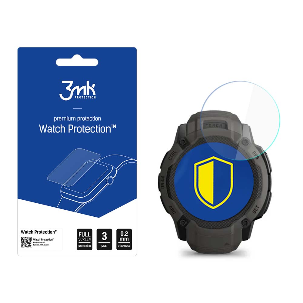 3mk Watch Protection™ v. FlexibleGlass hibridinis stiklas Garmin Instinct 2X -- Garmin Instinct 2X