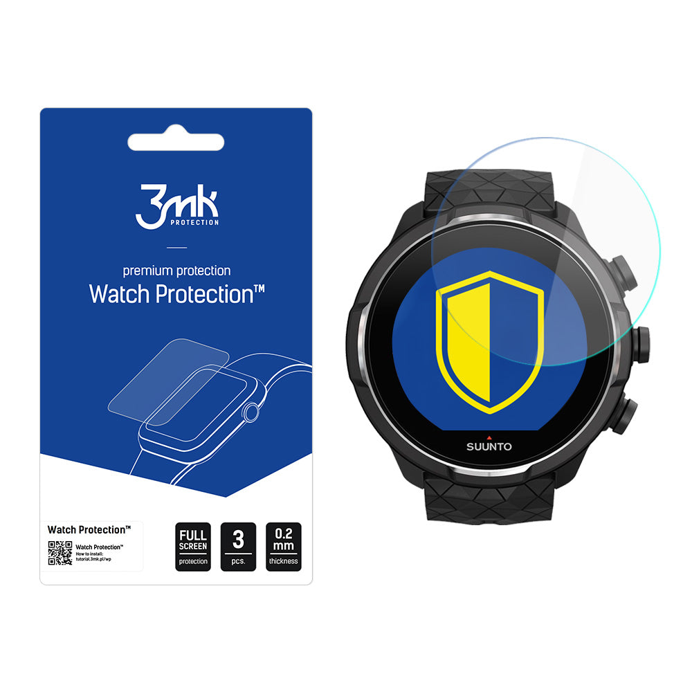 3mk Watch Protection™ v. FlexibleGlass hibridinis stiklas Suunto 9 Baro Titanium -- Suunto 9 Baro Titanium