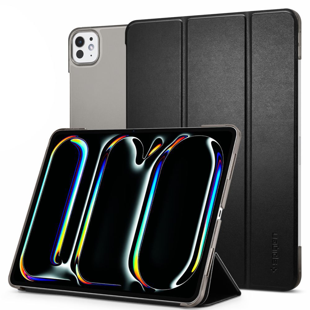 Spigen Smart Fold iPad Pro 13" 2024 dėklas – juodas