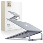 Tech-Protect ULS100 universalus nešiojamojo kompiuterio stovas iki 16" – pilkas -- Laptop Stands