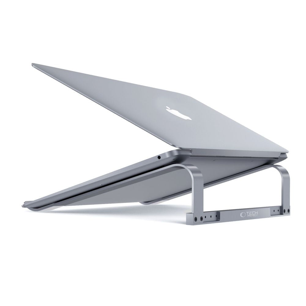 Tech-Protect ULS100 universalus nešiojamojo kompiuterio stovas iki 16" – pilkas -- Laptop Stands
