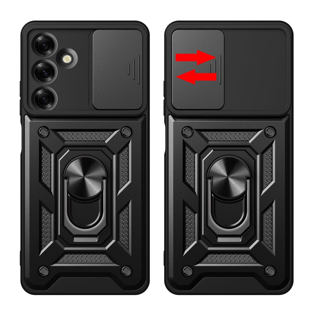 Tech-Protect CamShield Pro dėklas Samsung Galaxy M35 5G – juodas -- Samsung Galaxy M35 5G