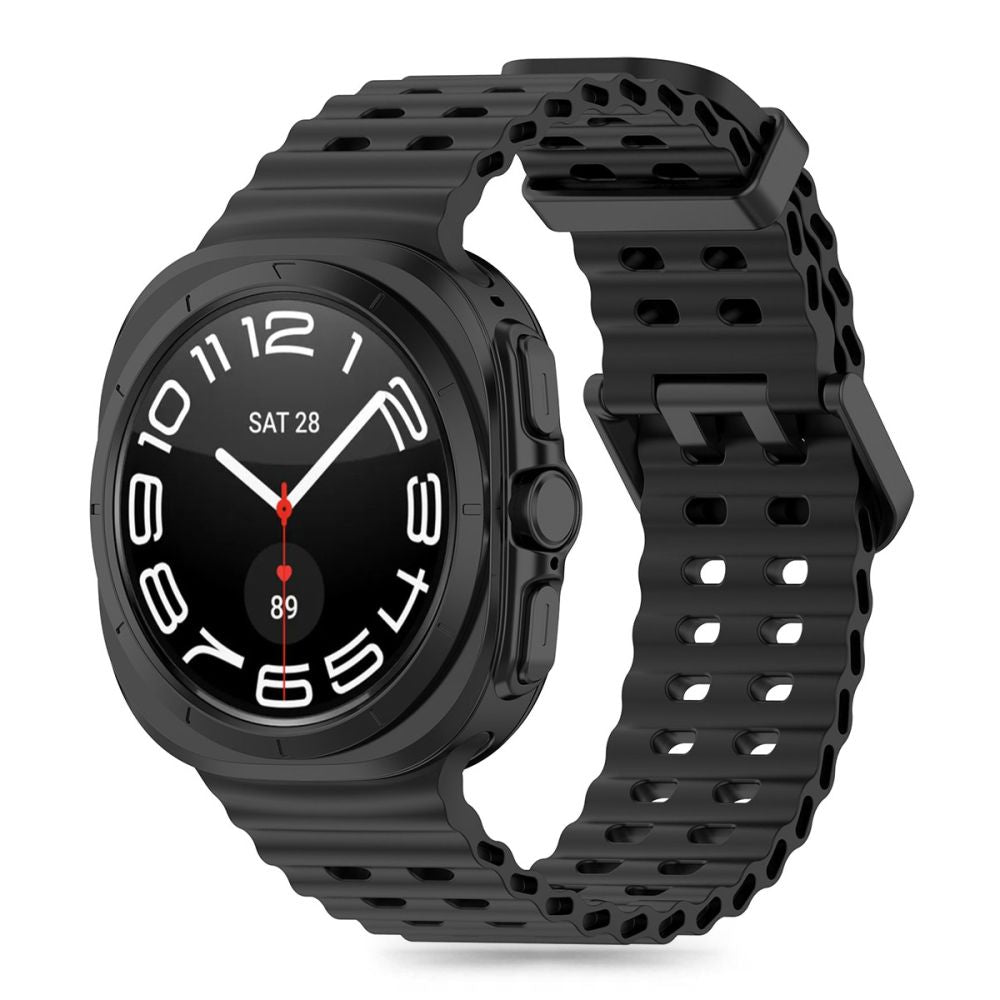 Tech-Protect IconBand Pro dirželis, skirtas Samsung Galaxy Watch Ultra (47 mm) – juodas -- Samsung Galaxy Watch Ultra