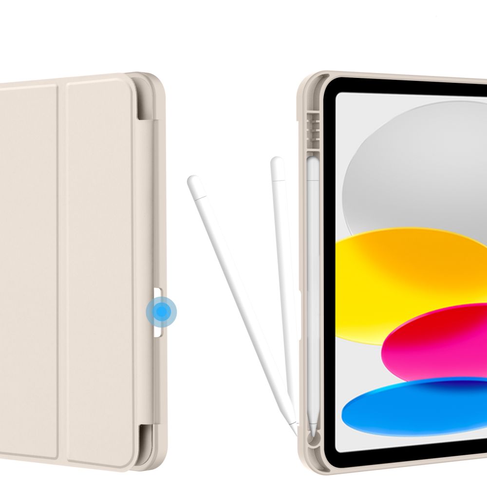 Tech-Protect SC rašiklio dėklas, skirtas iPad 10.9" 2022 - smėlio spalvos