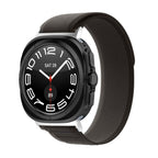 Tech-Protect nailoninis dirželis, skirtas Samsung Galaxy Watch Ultra (47mm) – juodas/oranžinis -- Samsung Galaxy Watch Ultra