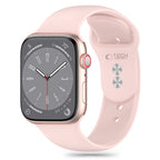 Tech-Protect silikoninis dirželis, skirtas Apple Watch 4/5/6/7/8/9/SE (38/40/41 mm) – rožinė -- Apple Watch 4