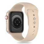 Tech-Protect silikoninis dirželis, skirtas Apple Watch 4/5/6/7/8/9/SE/Ultra 1/2 (42/44/45/49 mm) – ruda -- Apple Watch 4