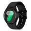 Tech-Protect silikoninis dirželis, skirtas Samsung Galaxy Watch 4 / 5 / 5 Pro / 6 / 7 / FE - juodas -- Samsung Galaxy Watch 4