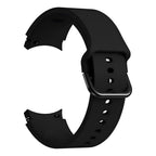 Tech-Protect silikoninis dirželis, skirtas Samsung Galaxy Watch 4 / 5 / 5 Pro / 6 / 7 / FE - juodas -- Samsung Galaxy Watch 4