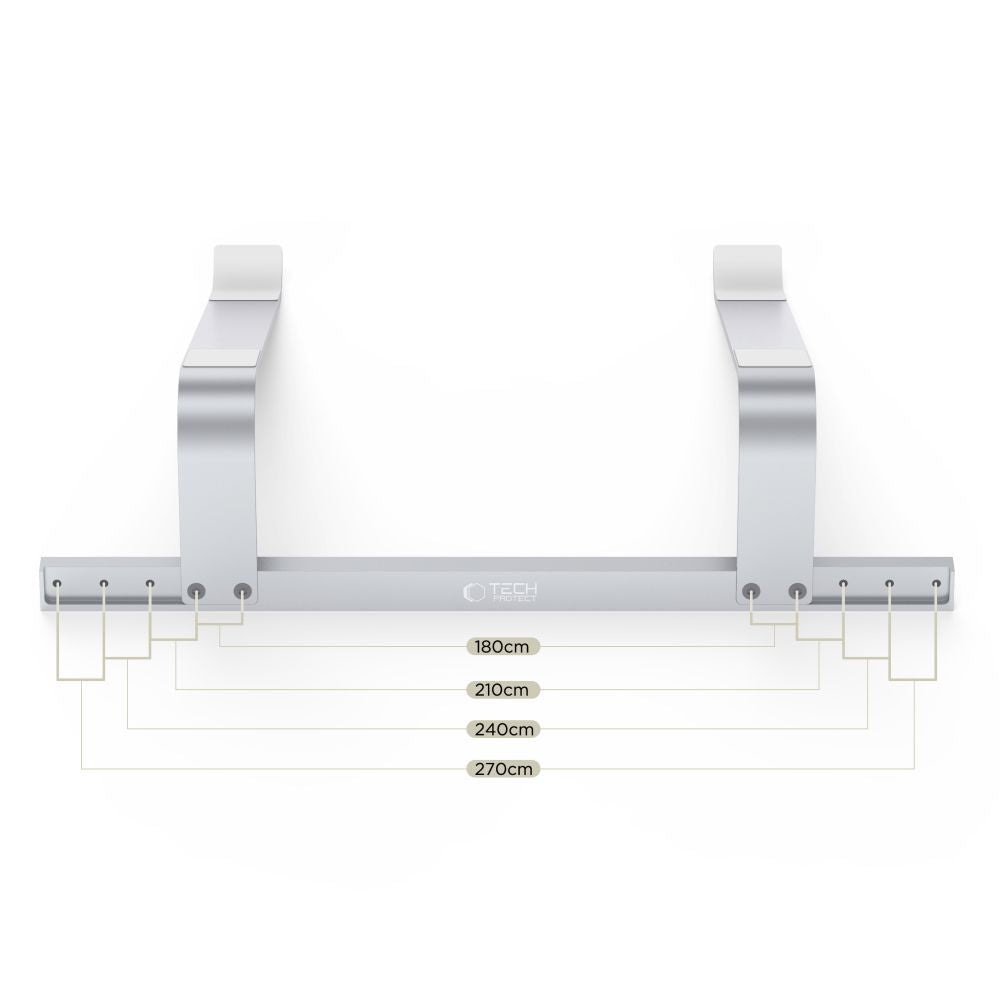 Tech-Protect ULS100 universalus stovas nešiojamiesiems kompiuteriams iki 16" – sidabrinis -- Laptop Stands
