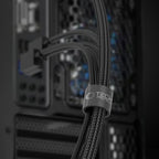 Tech-Protect Velcro laidų tvarkyklė 3m - juoda -- Cable Organizers