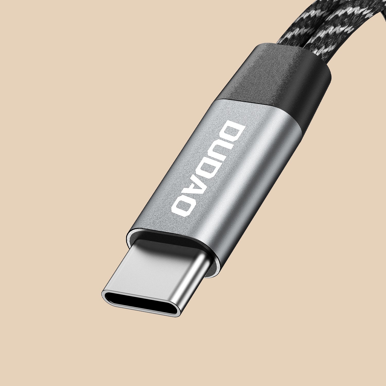 Dudao L13C+ 2in1 USB-C adapteris – pilkas