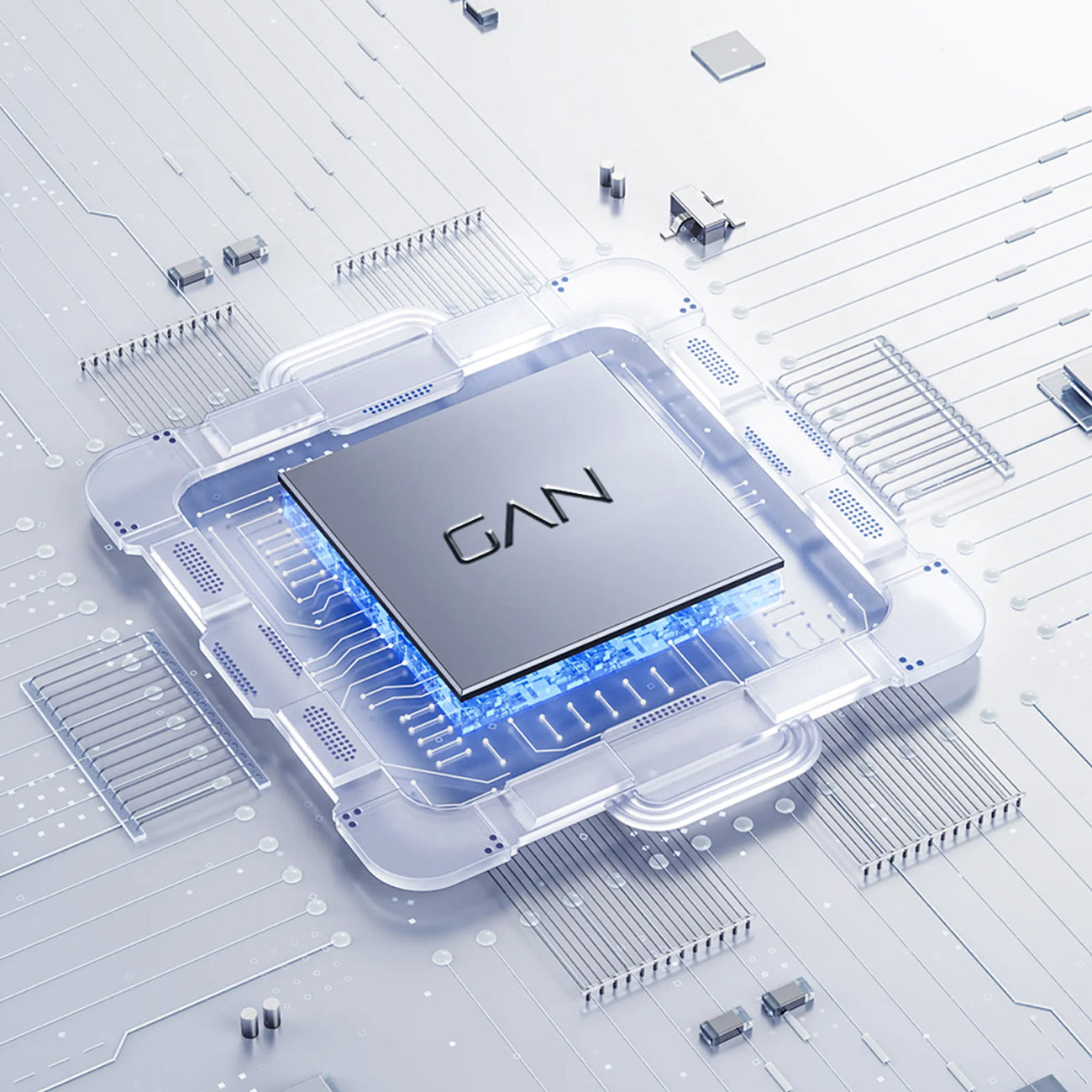 GaN Dudao A30EU 30W USB-A / USB-C sieninis įkroviklis - baltas Antrasis paveikslėlis