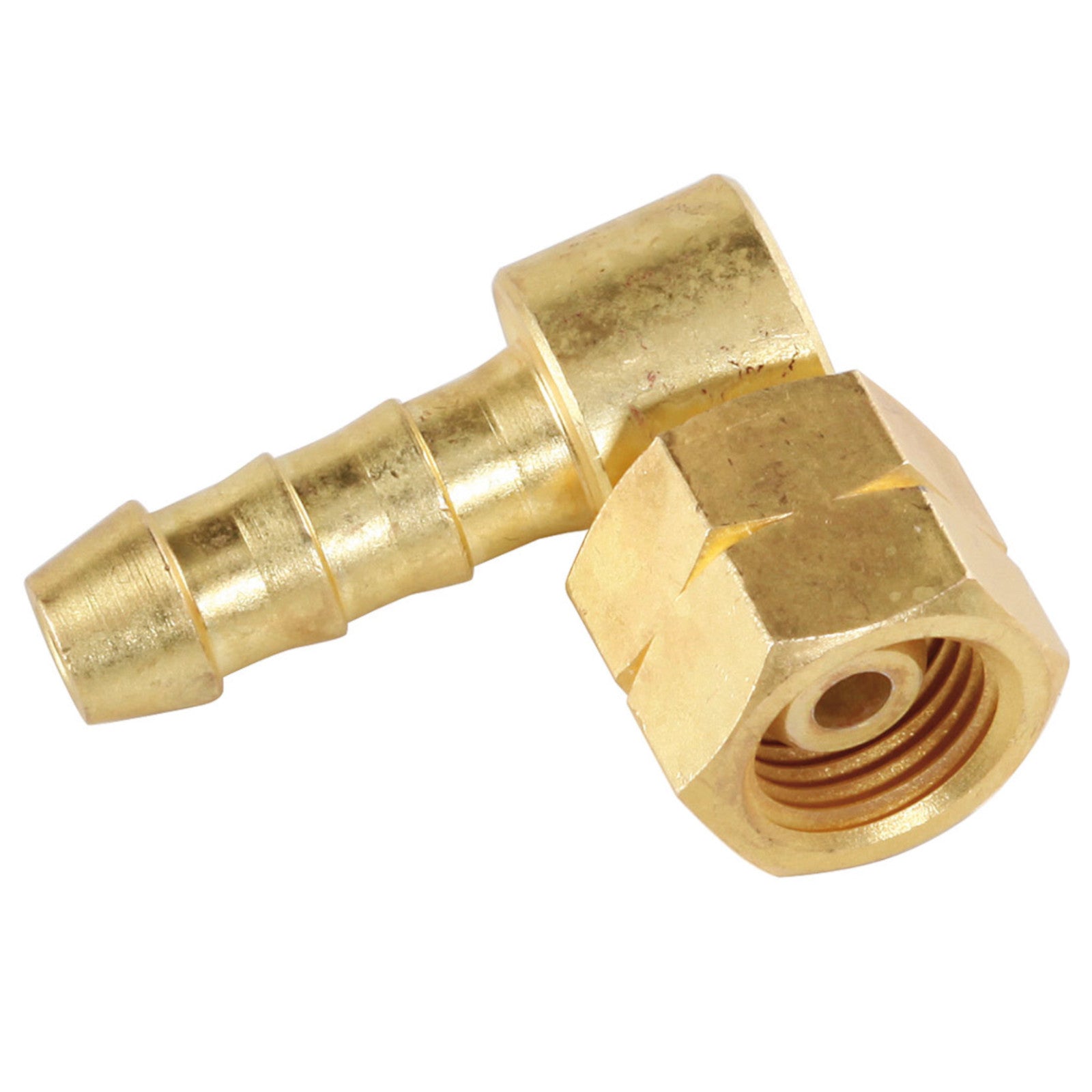 Adapterio kampinis jungtis 1/4'' KL skirta 8x15 mm dujų žarnelei prijungti -- Uncategorized