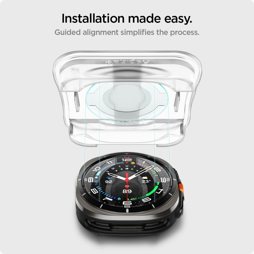 Spigen Glas.TR EZ Fit grūdintas stiklas Galaxy Watch Ultra 47 mm (2 vnt.)