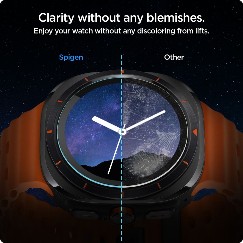 Spigen Glas.TR EZ Fit grūdintas stiklas Galaxy Watch Ultra 47 mm (2 vnt.)