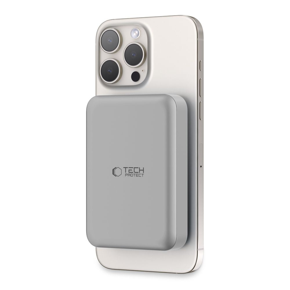 Tech-Protect Išorinė baterija PB11 LifeMag MagSafe 10000mAh - titano -- Powerbanks