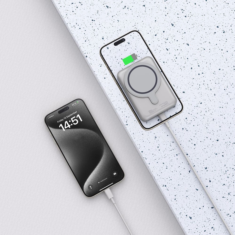 Tech-Protect Išorinė baterija PB11 LifeMag MagSafe 10000mAh - titano -- Powerbanks