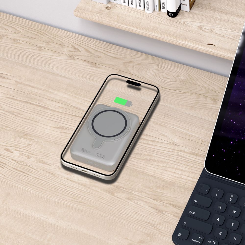 Tech-Protect Išorinė baterija PB11 LifeMag MagSafe 10000mAh - titano -- Powerbanks