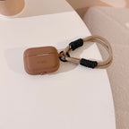 Tech-Protect dėklas AirPods Pro 1/2 – rudas su virvele -- AirPods Pro 1
