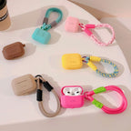 Tech-Protect dėklas su virvute AirPods Pro 1/2 – rudas -- AirPods Pro 1