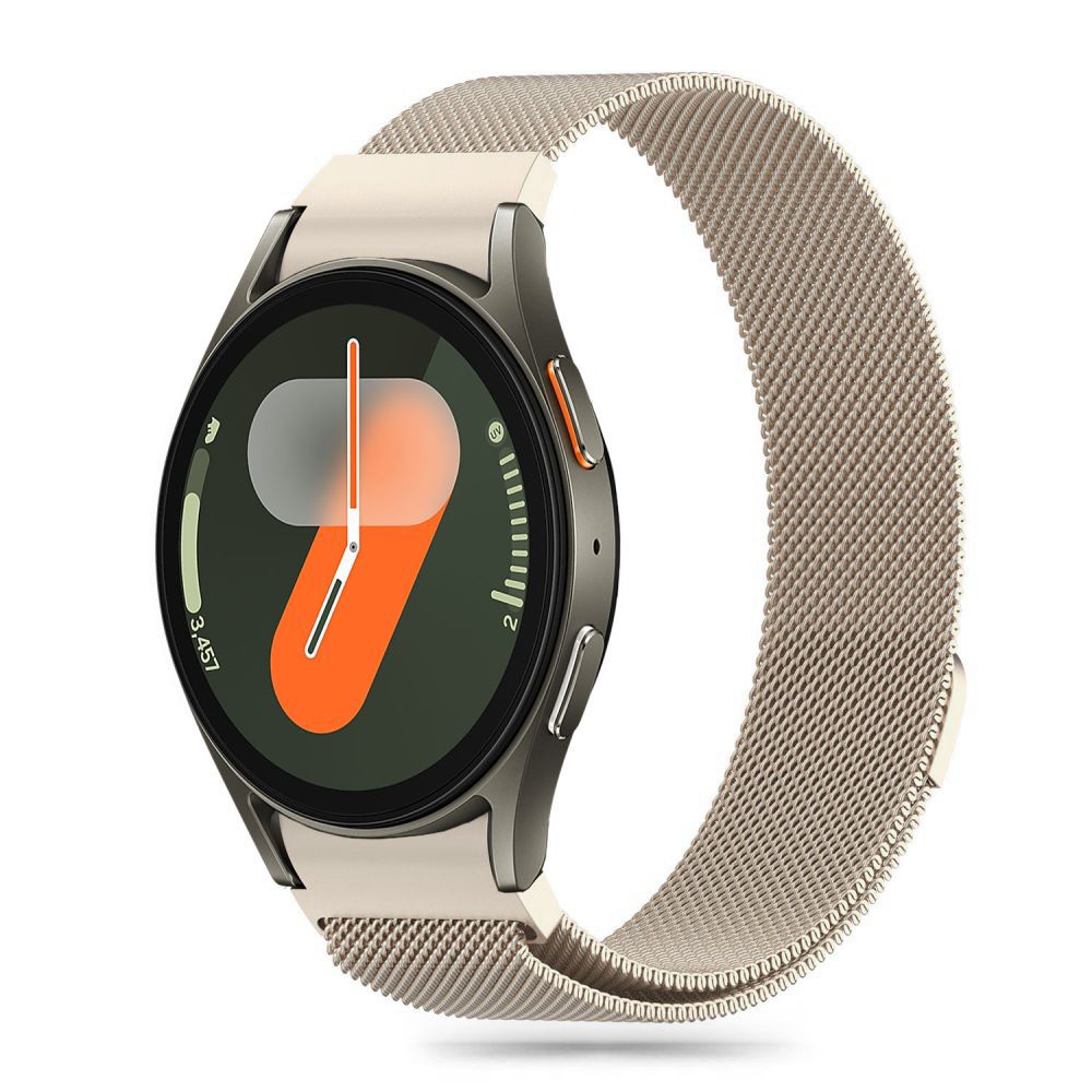Tech-protect milaneseband skirtas Samsung Galaxy Watch 4 / 5 / 5 Pro / 6 / 7 / FE - gold -- Samsung Galaxy Watch 4 /...