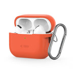 Tech-Protect silikoninis dėklas AirPods Pro 1/2 – oranžinis -- AirPods Pro 1