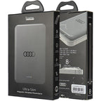 Audi Big Logo Išorinė baterija MagSafe indukcinė 15W 5000mAh - pilkas