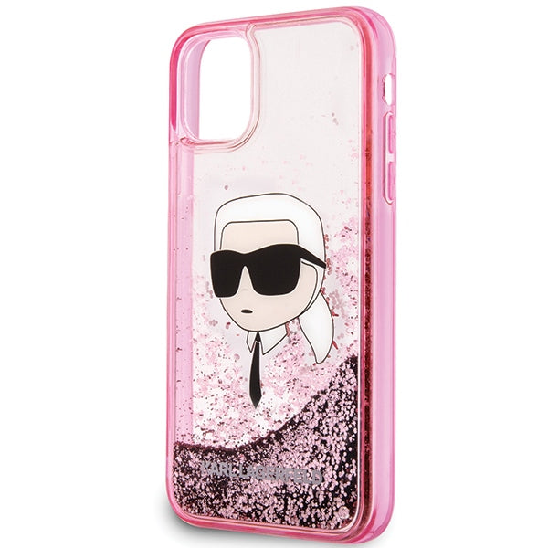Karl Lagerfeld kietas dėklas iPhone 11/XR – rožinis -- iPhone 11