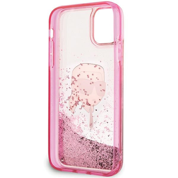Karl Lagerfeld kietas dėklas iPhone 11/XR – rožinis -- iPhone 11