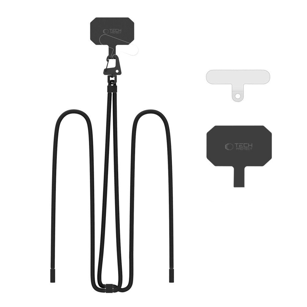 Tech-Protect C5S Rope Crossbody Strap Leash - juodas -- Other phone accessories